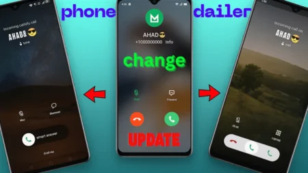 Why did the call screen change automatically